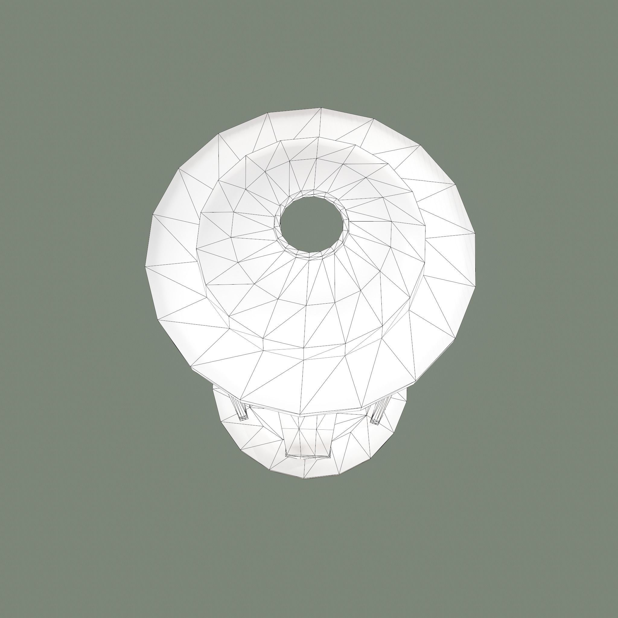 Medieval Lantern Free low-poly 3D model_25