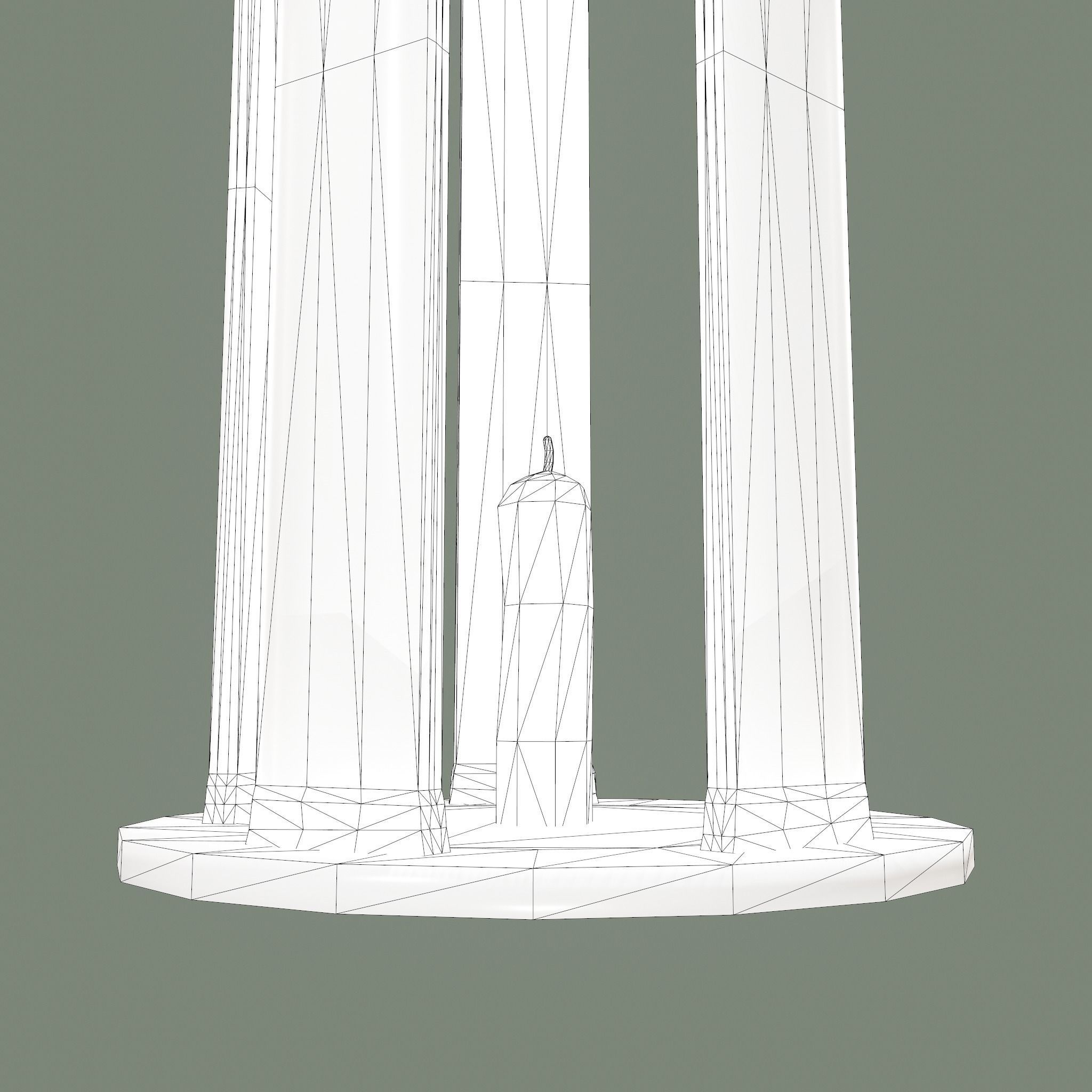 Medieval Lantern Free low-poly 3D model_27