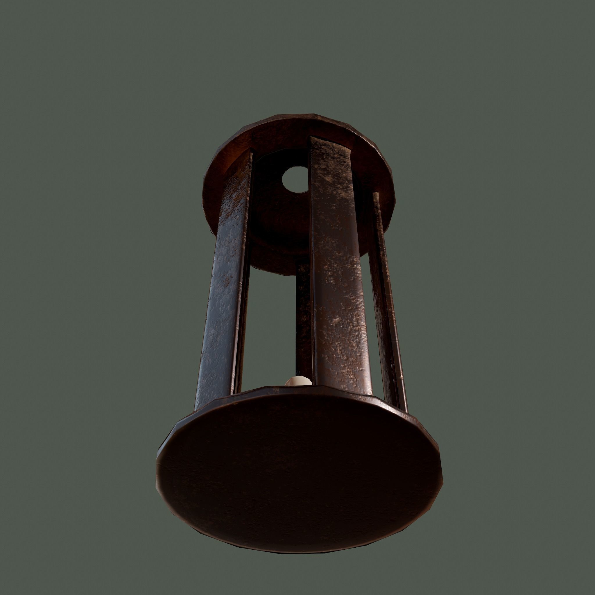 Medieval Lantern Free low-poly 3D model_19