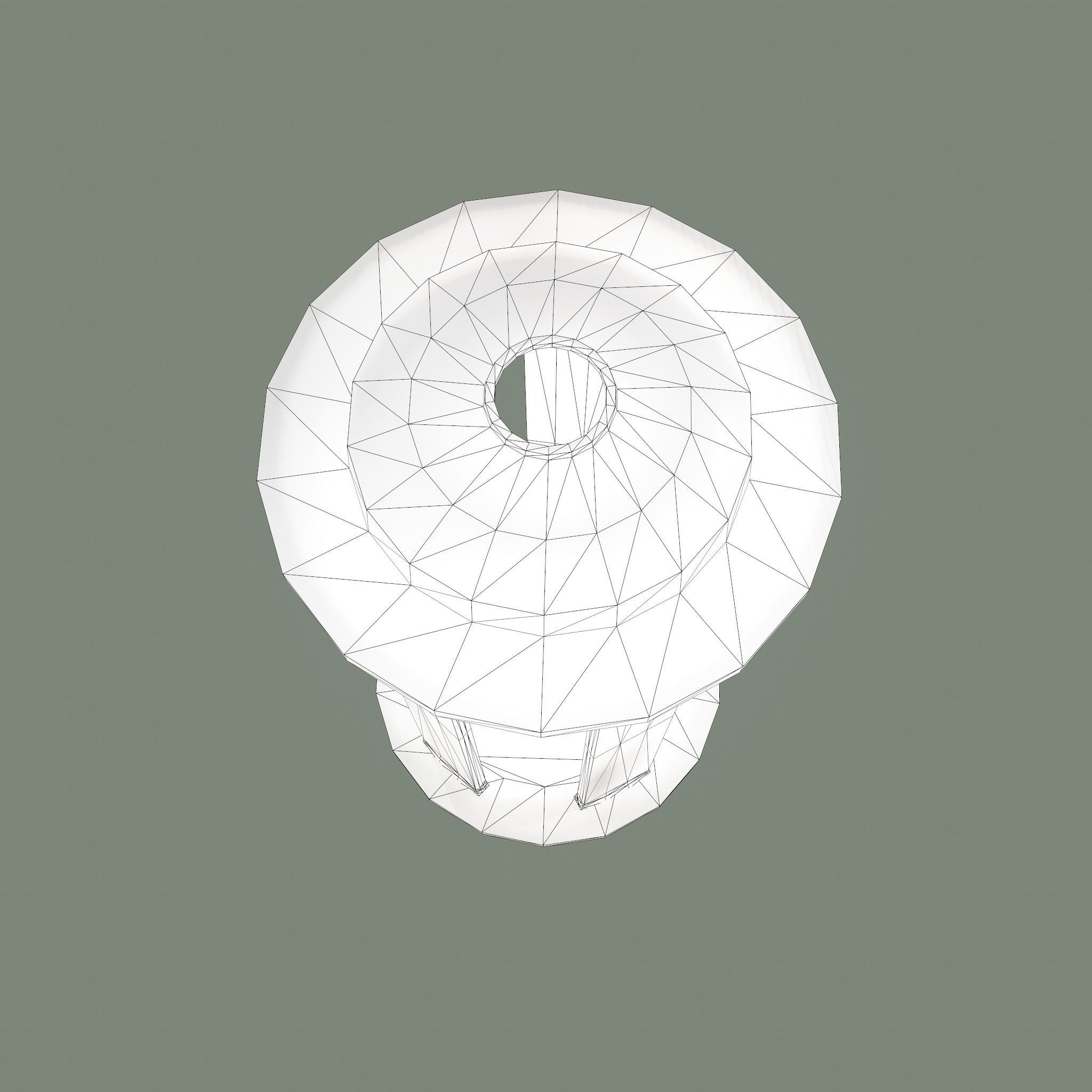 Medieval Lantern Free low-poly 3D model_26