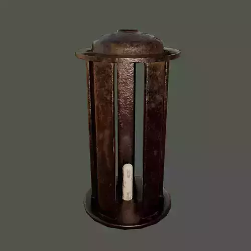Medieval Lantern Free low-poly 3D model