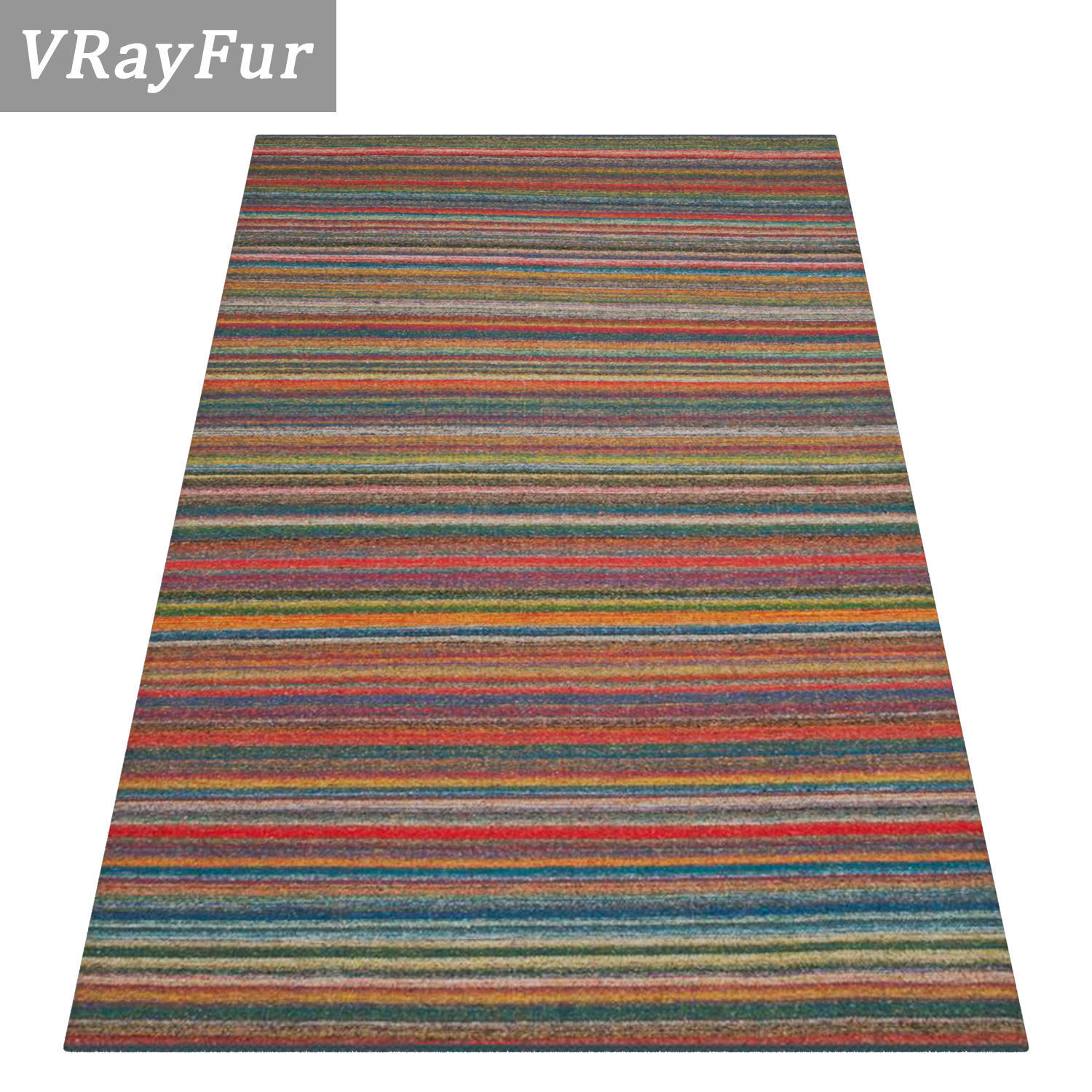 Rug Set 153 3D model_2