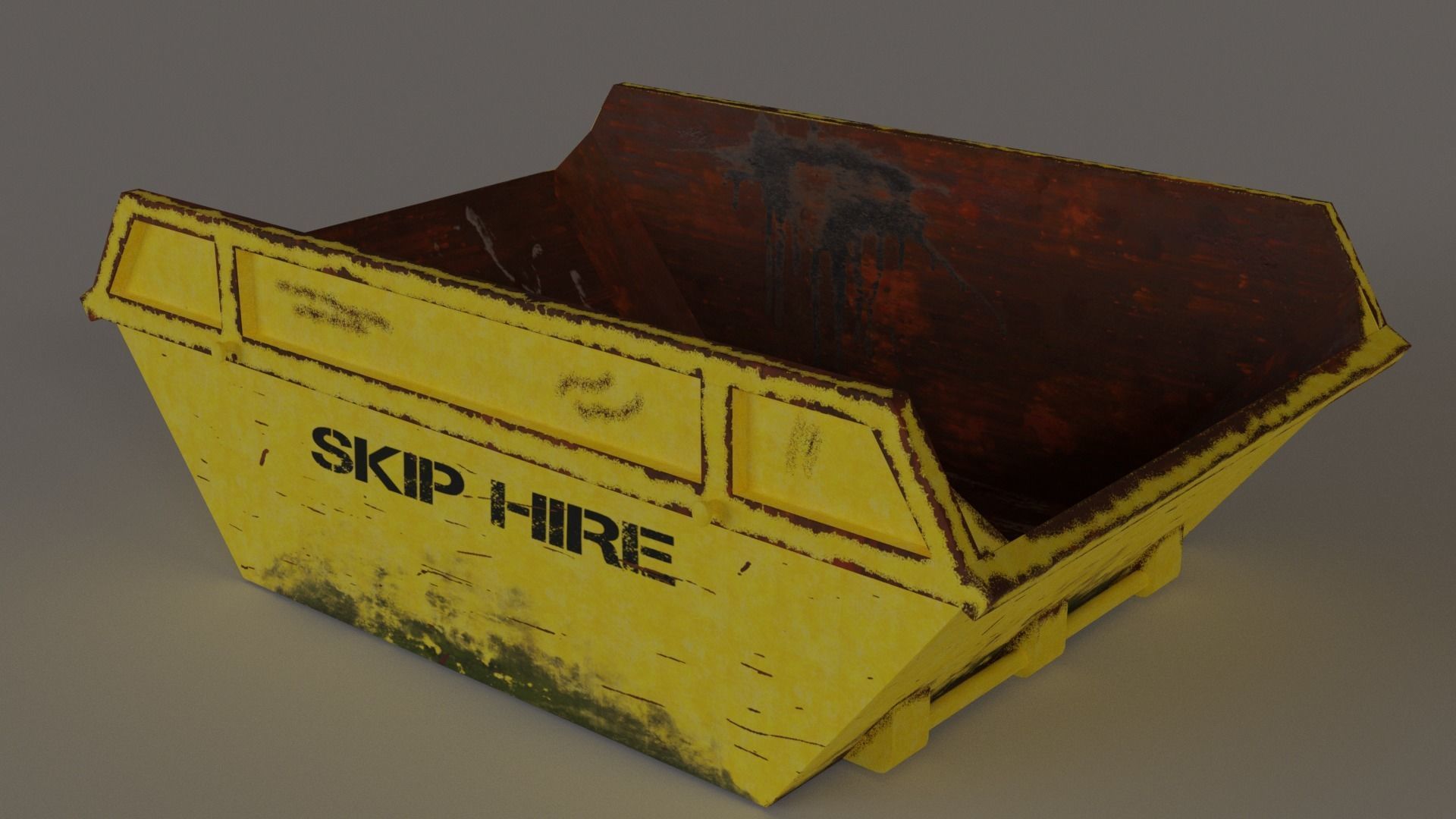 Skip -Lowpoly PBR Unity Low-poly 3D model_8