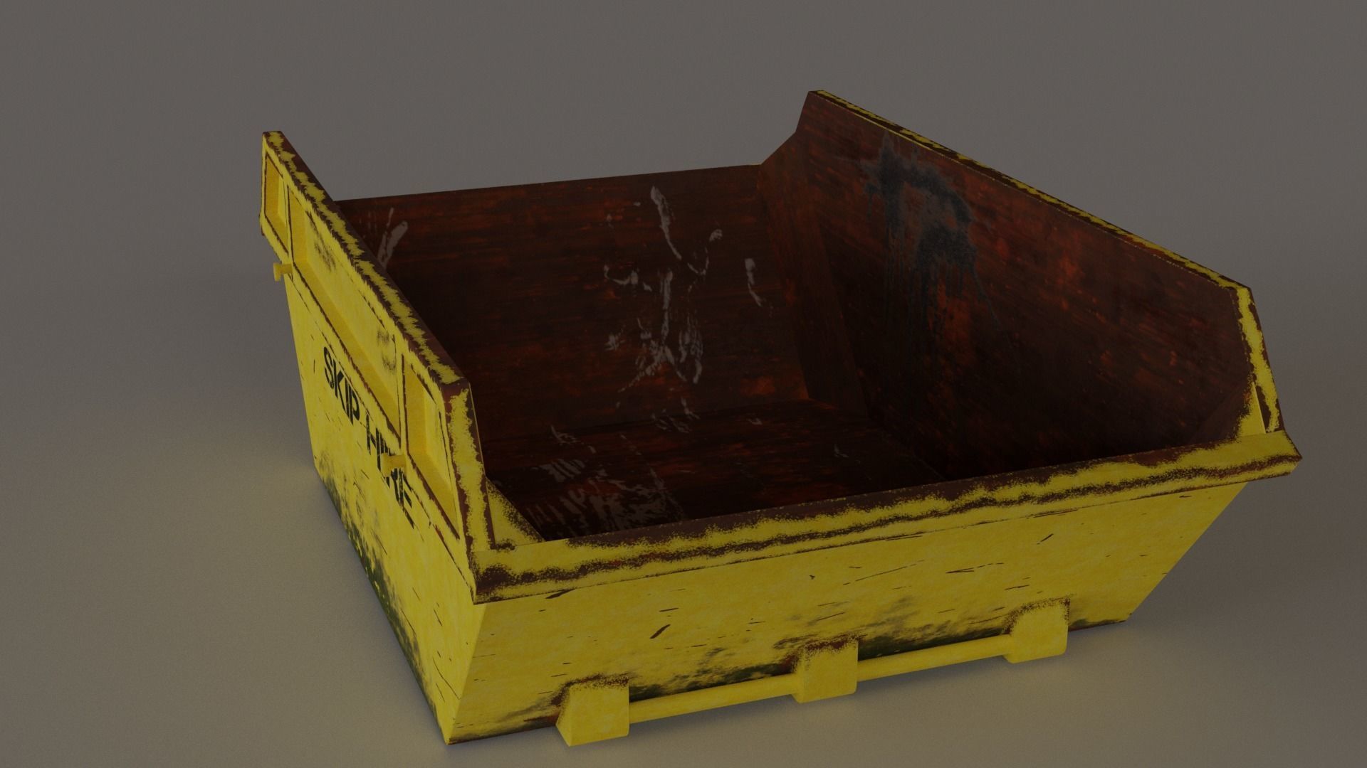 Skip -Lowpoly PBR Unity Low-poly 3D model_7