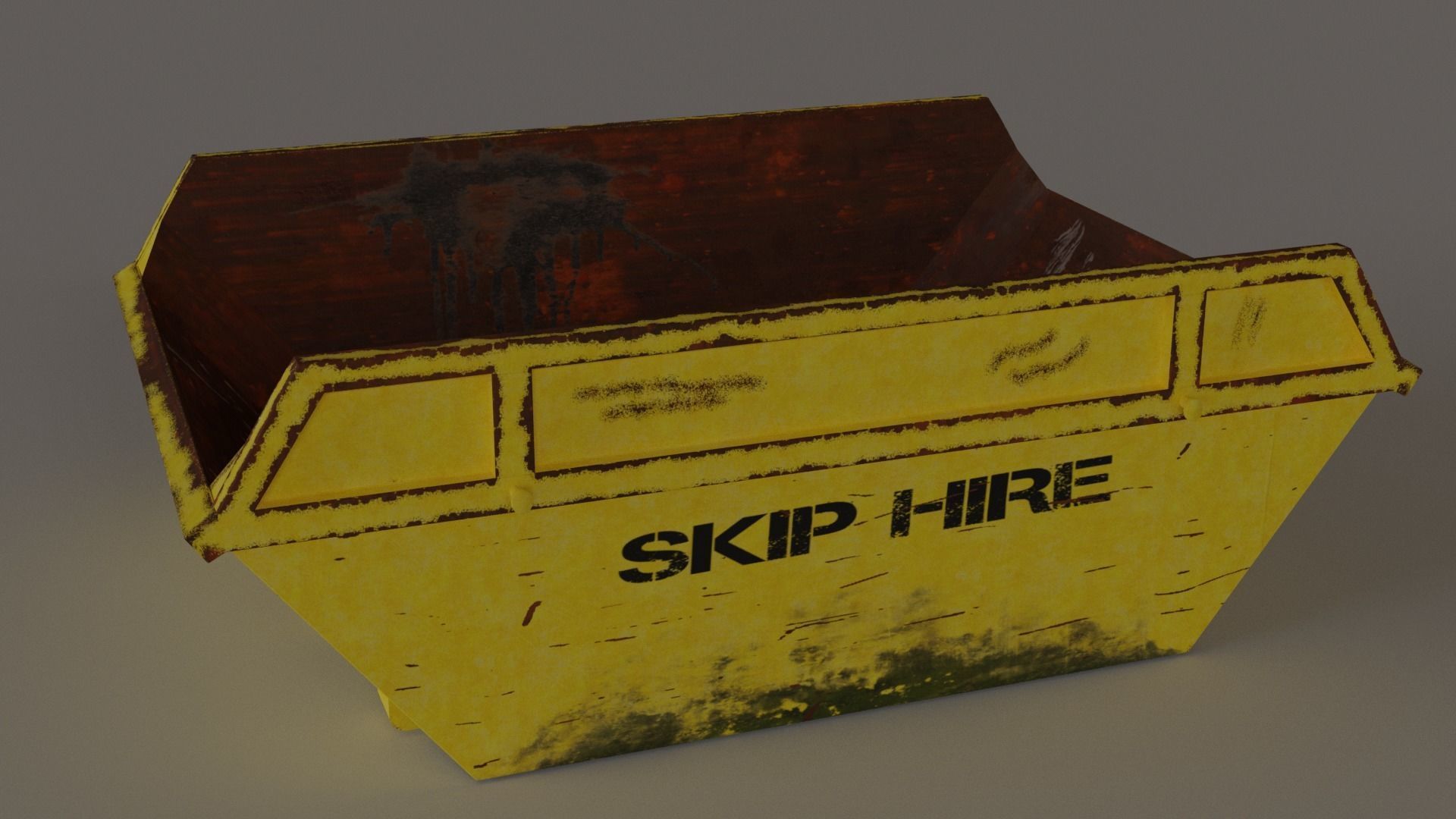 Skip -Lowpoly PBR Unity Low-poly 3D model_15