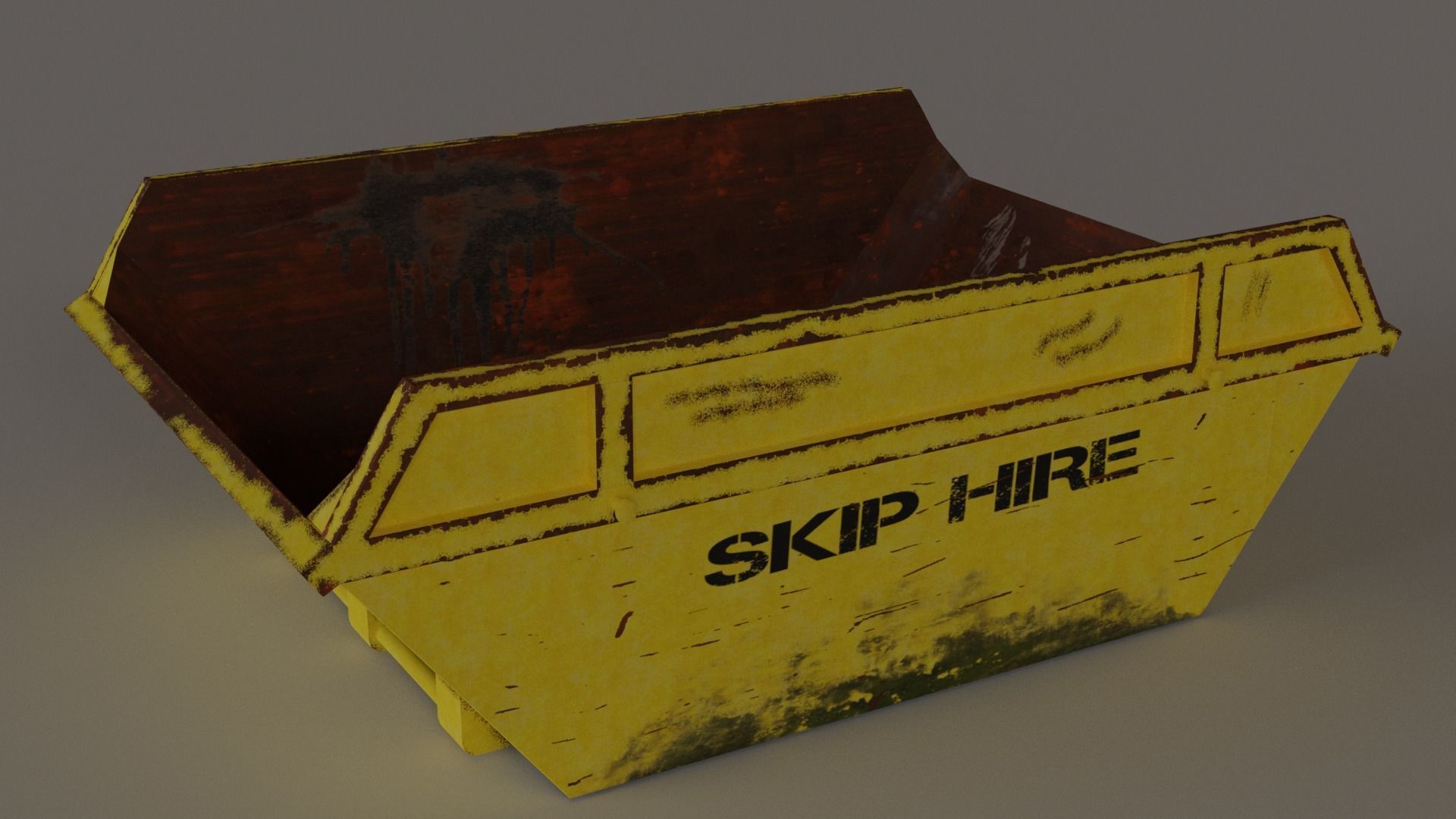 Skip -Lowpoly PBR Unity Low-poly 3D model_23