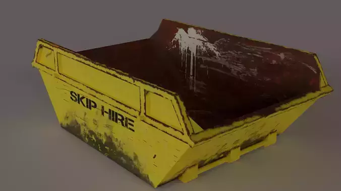 Skip -Lowpoly PBR Unity Low-poly 3D model