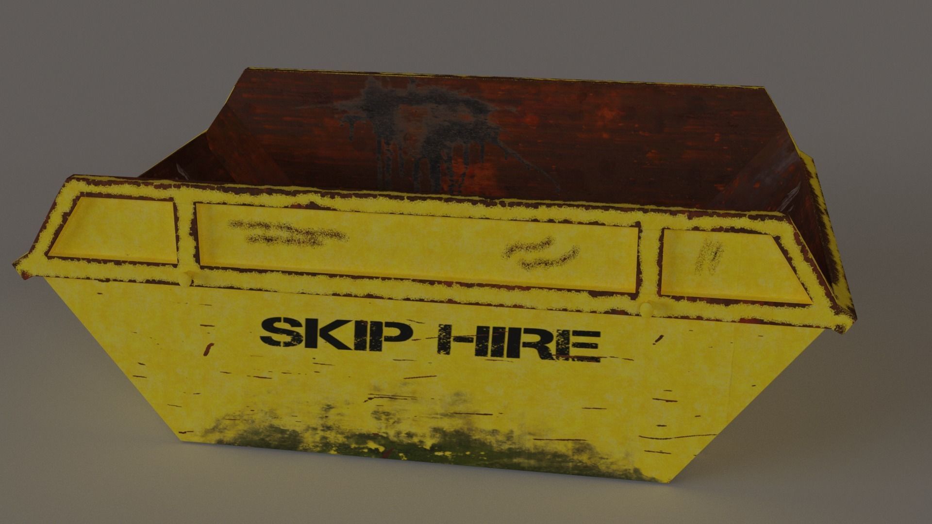 Skip -Lowpoly PBR Unity Low-poly 3D model_11