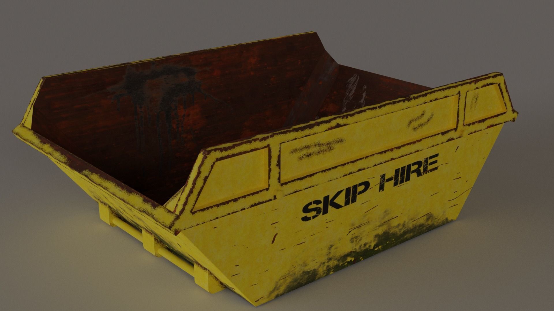Skip -Lowpoly PBR Unity Low-poly 3D model_22