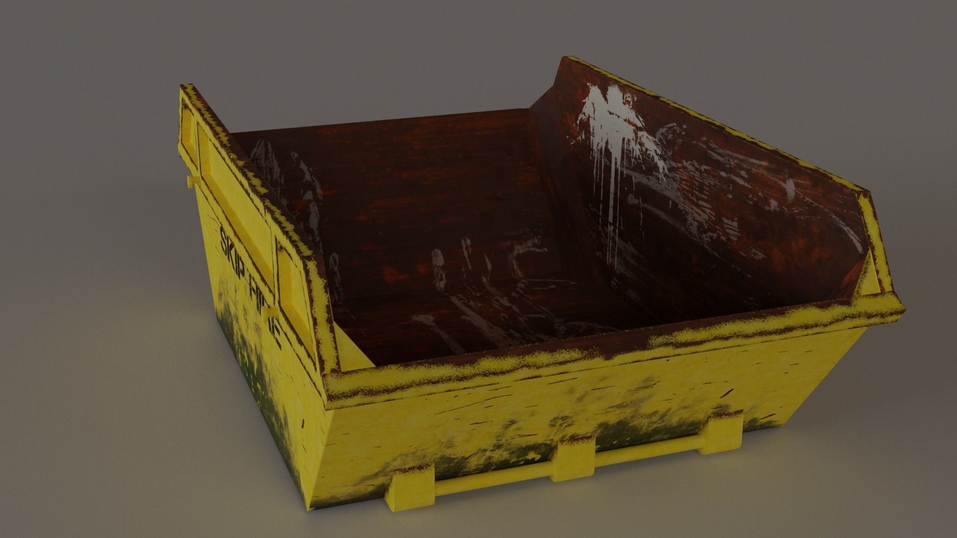 Skip -Lowpoly PBR Unity Low-poly 3D model_28