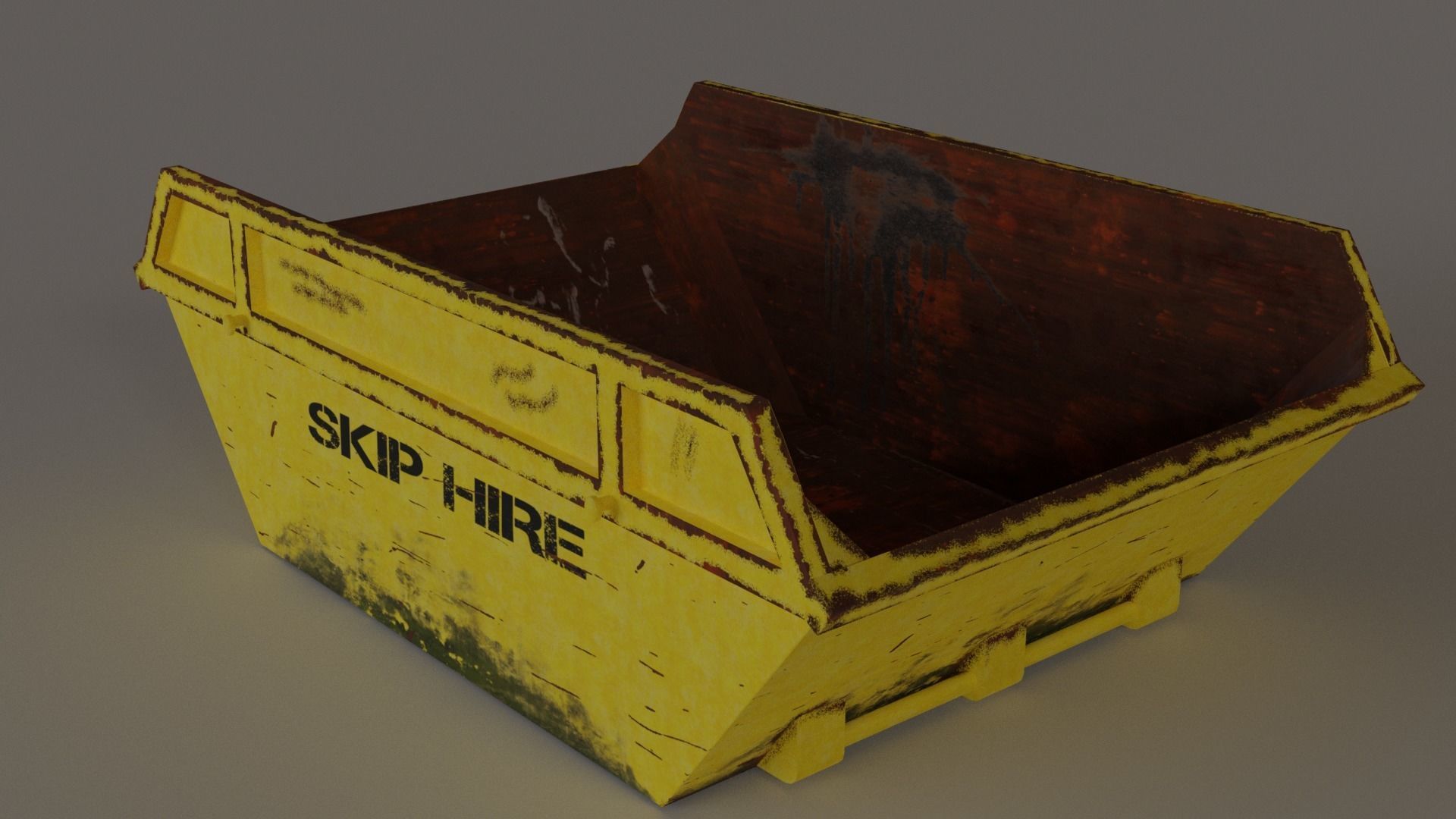 Skip -Lowpoly PBR Unity Low-poly 3D model_9