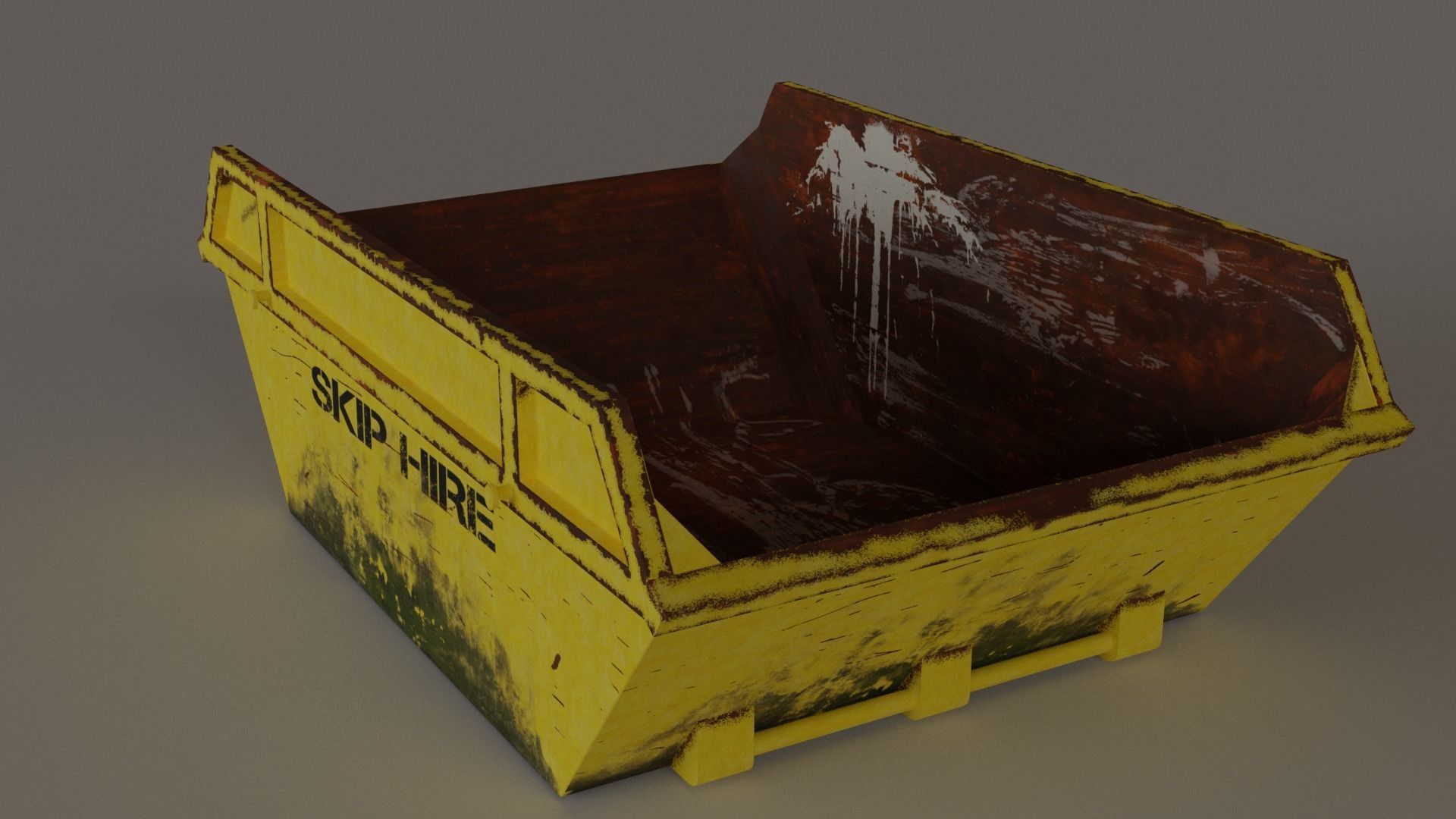 Skip -Lowpoly PBR Unity Low-poly 3D model_27