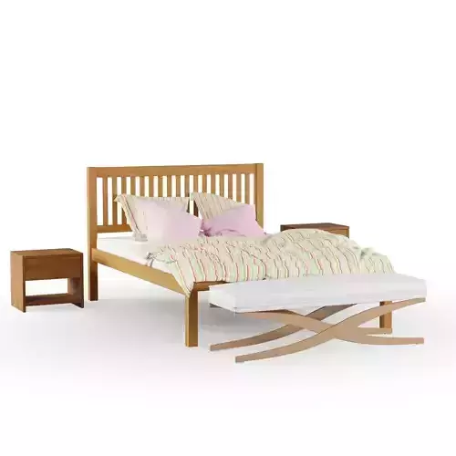 Kit bed sideboard headboard