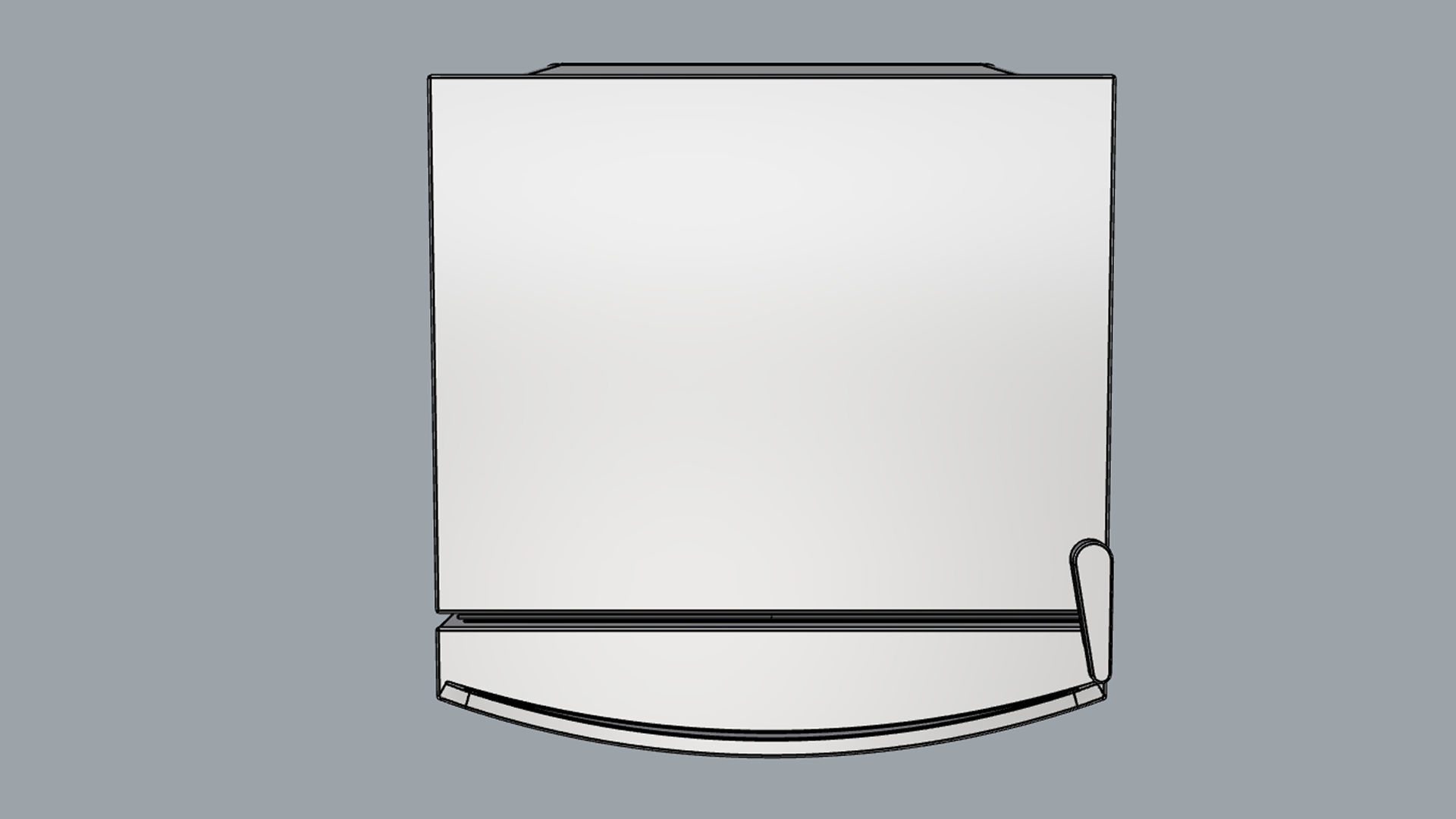 Refrigerator Brastemp Ative Stainless Steal 3D model_19