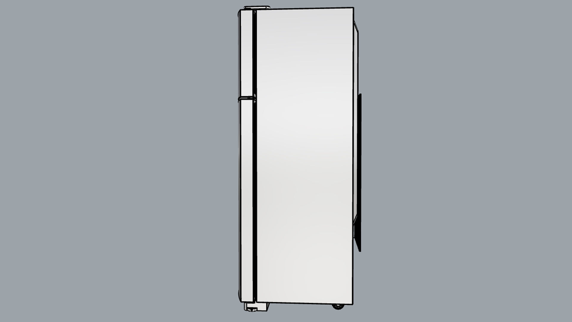 Refrigerator Brastemp Ative Stainless Steal 3D model_15