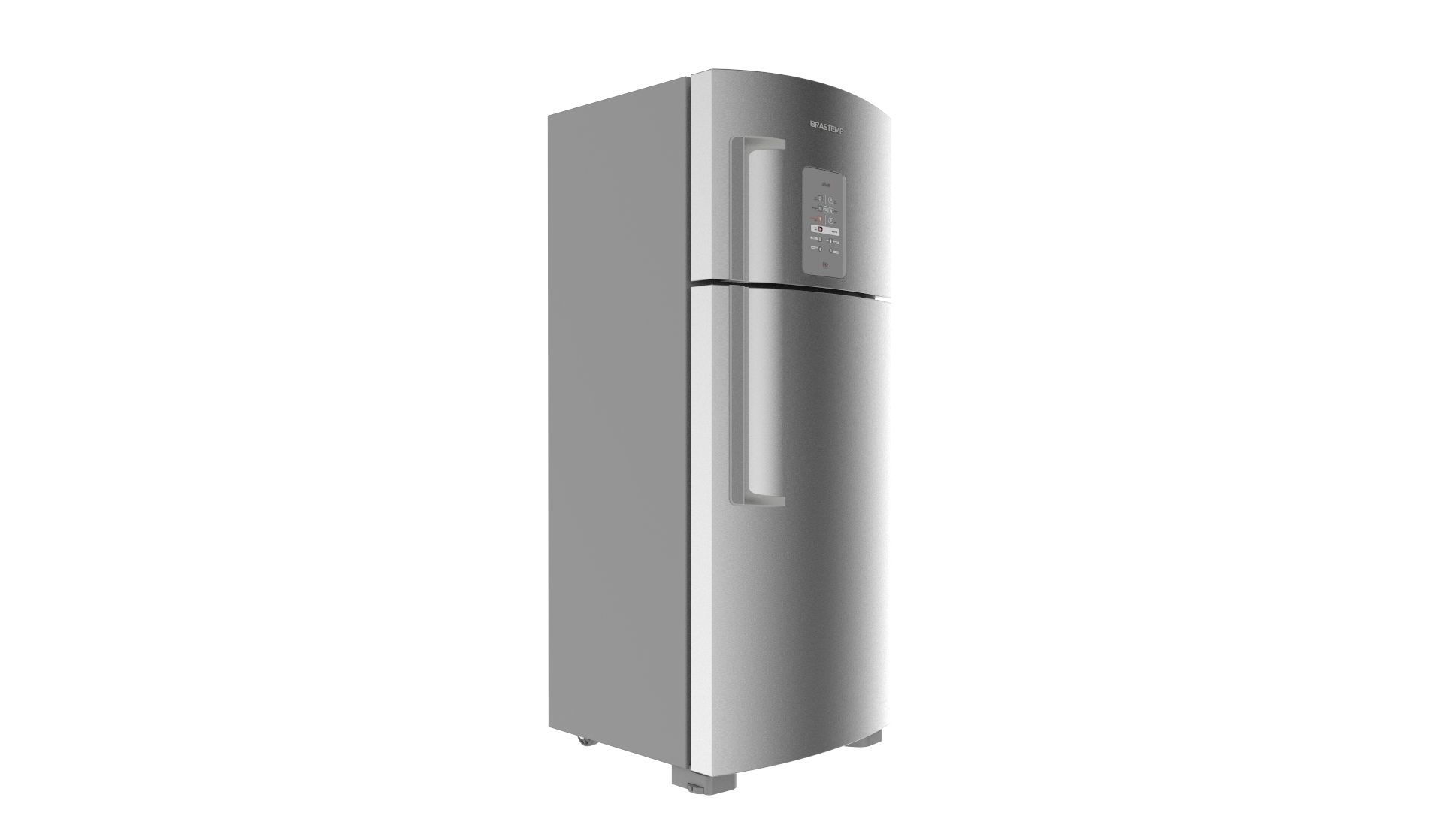 Refrigerator Brastemp Ative Stainless Steal 3D model_8