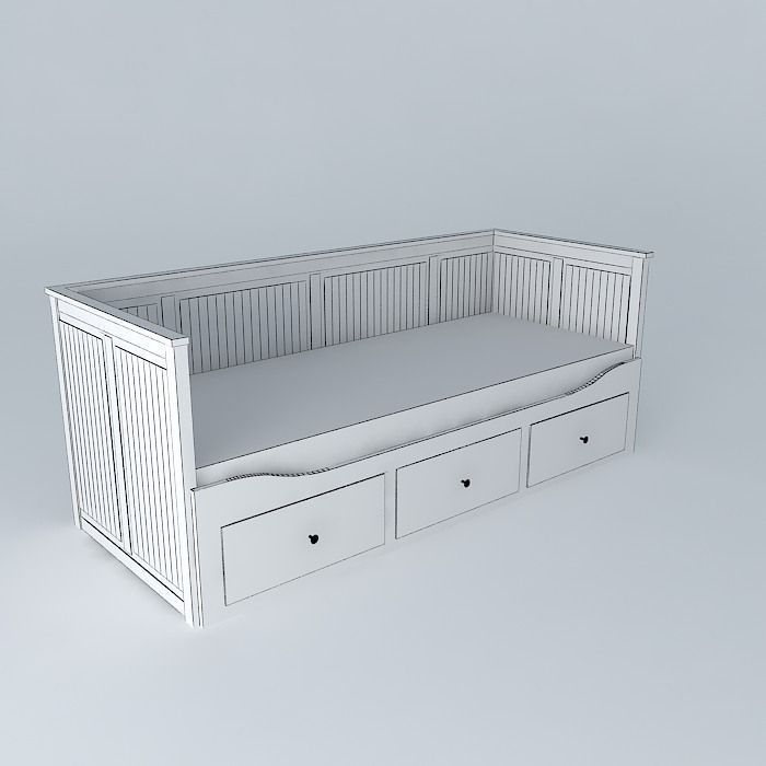 HEMNES daybed Free 3D model_3