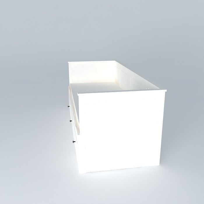 HEMNES daybed Free 3D model_2