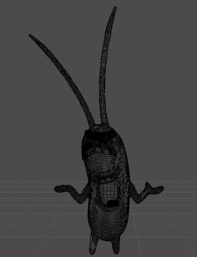 Plankton model for print 3D print model_6