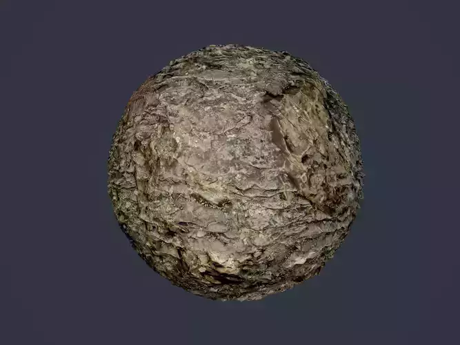 Rock Ground Seamless PBR Texture 04