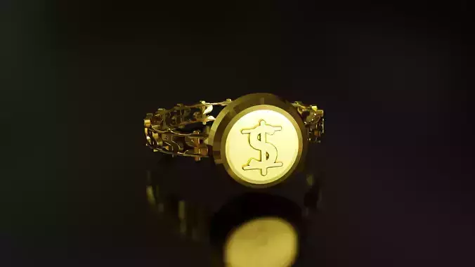 Dollar Sign Ring