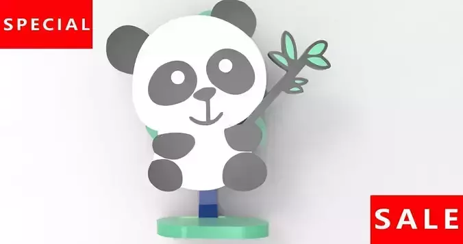 Panda hanging pot