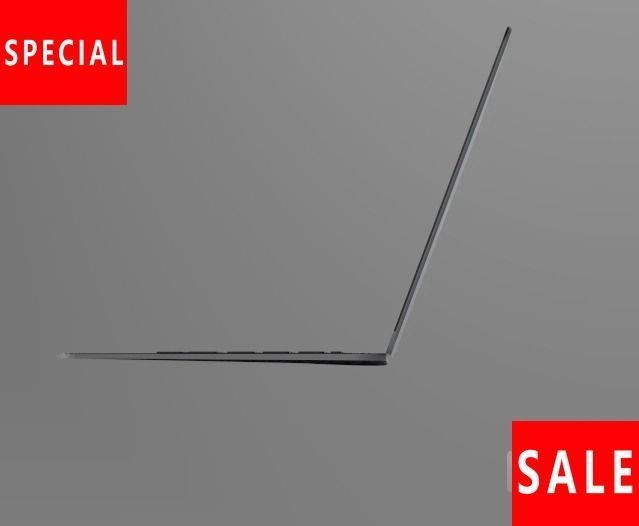 Apple notebook macbook Low-poly 3D model_6