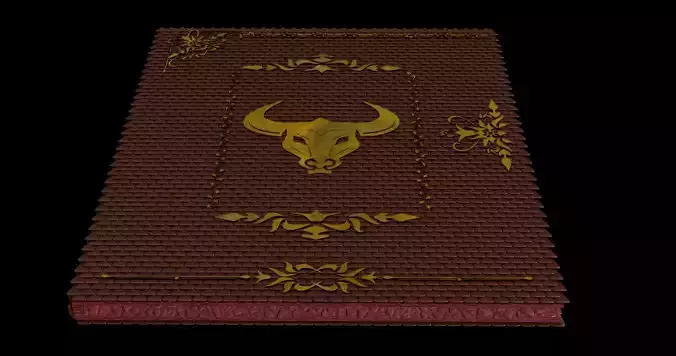 Ancient Book 3d Model Free 3D model