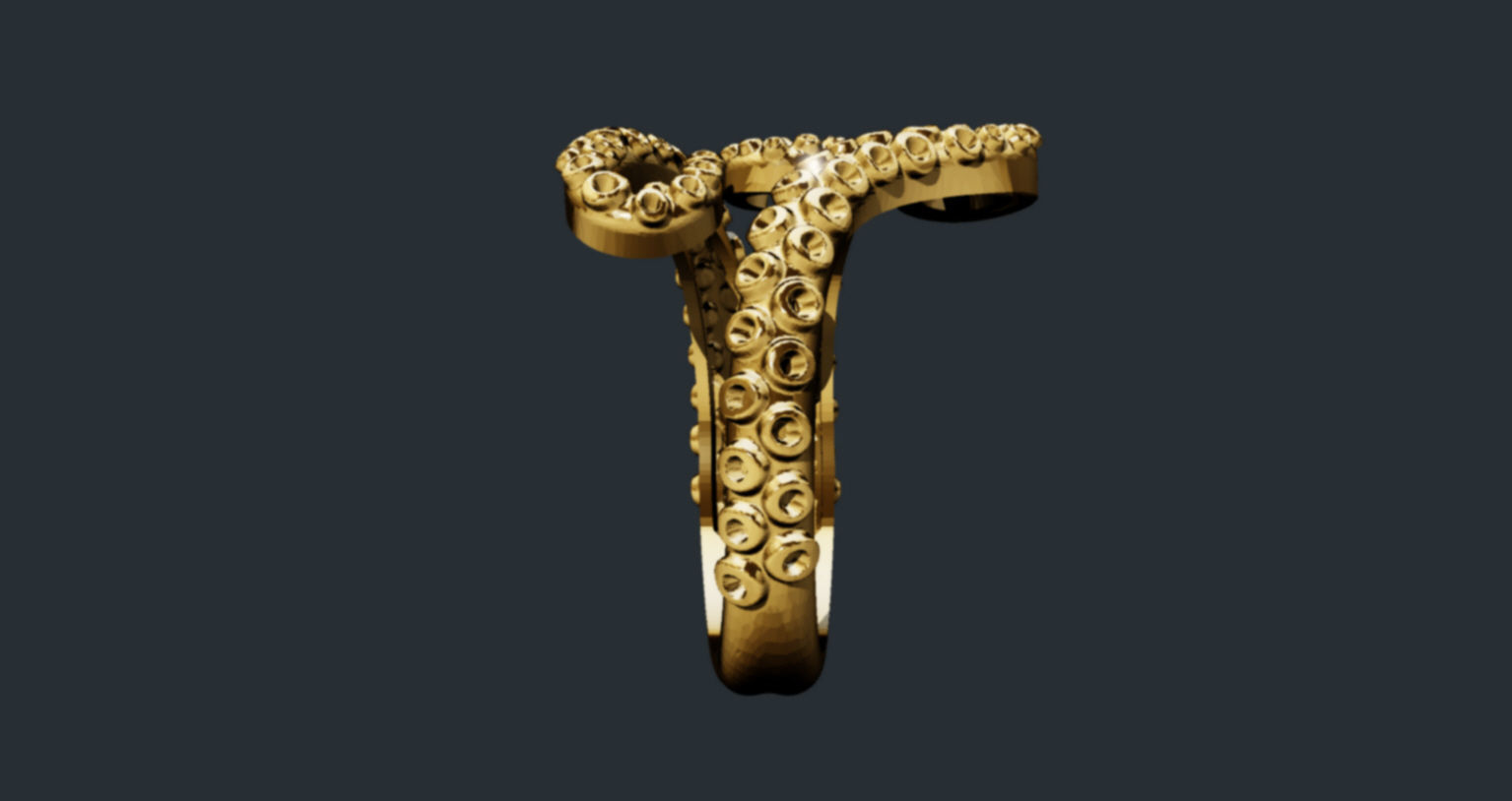 3d jewelry ring 3D print model_3