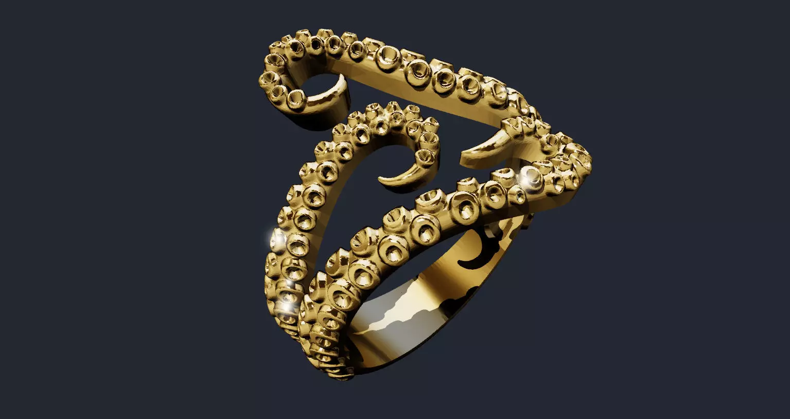 3d jewelry ring 3D print model_0