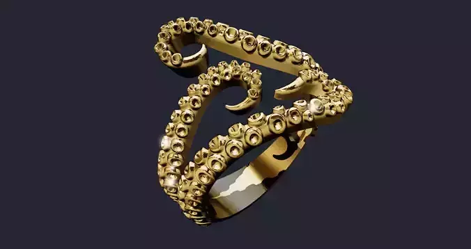 3d jewelry ring