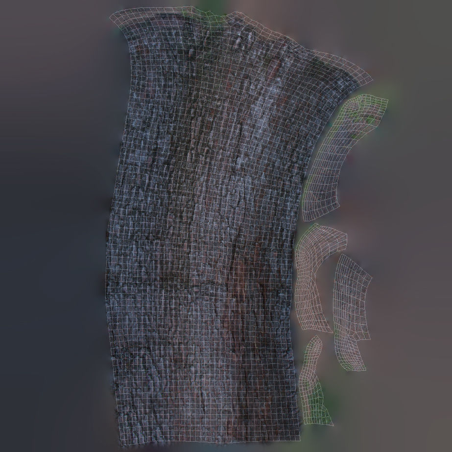 Tree Trunk - 03 3D model_9