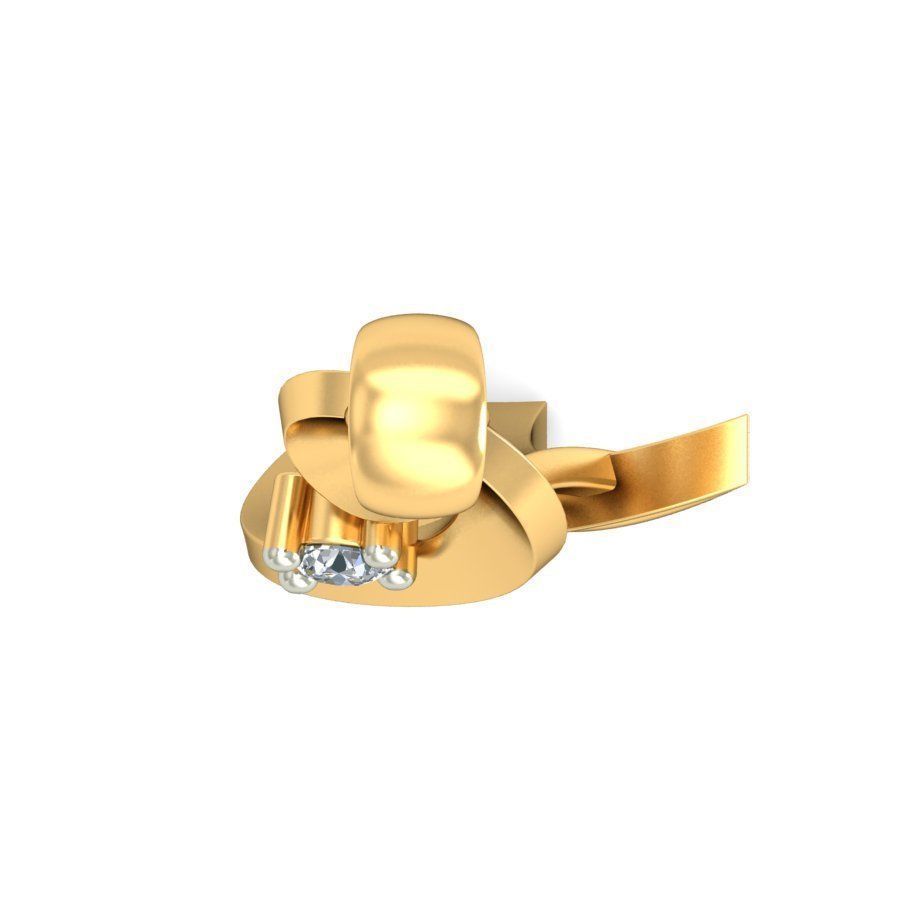 Women ring earrings pendant 3dm stl render detail 3D print model 3D print model_8