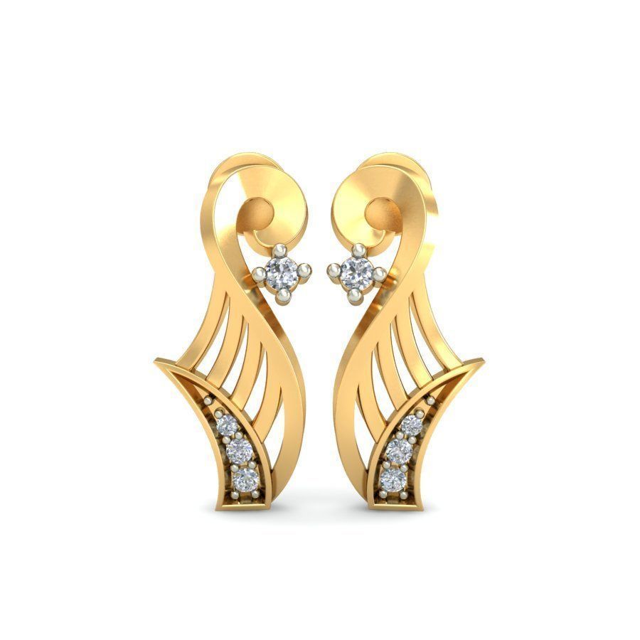 Women ring earrings pendant 3dm stl render detail 3D print model 3D print model_1