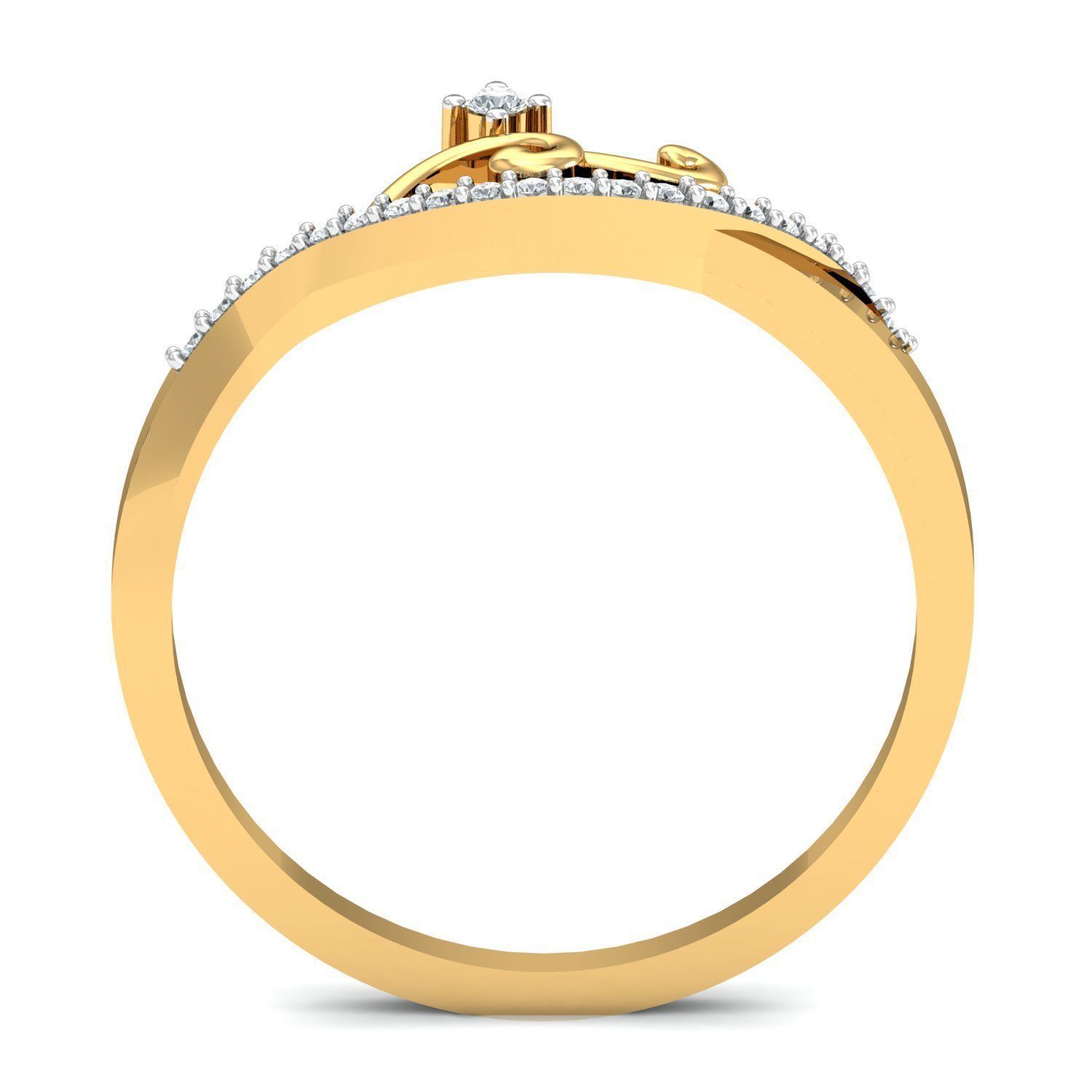 Women ring earrings pendant 3dm stl render detail 3D print model 3D print model_11