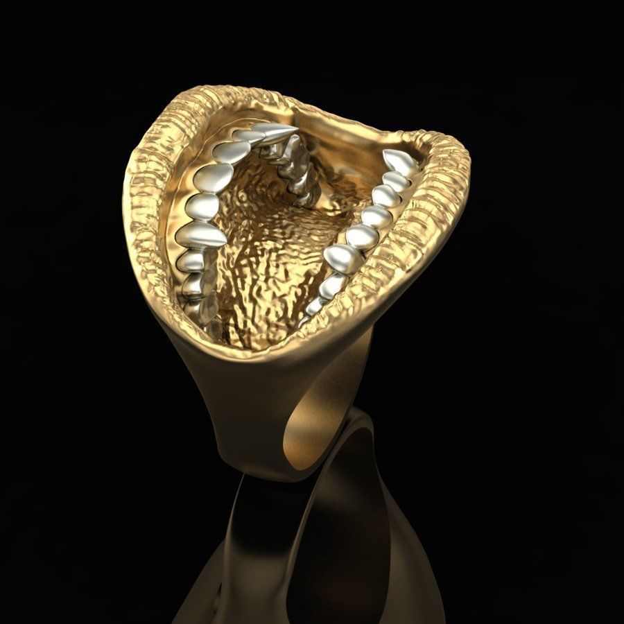 Devourer ring 3D print model_4