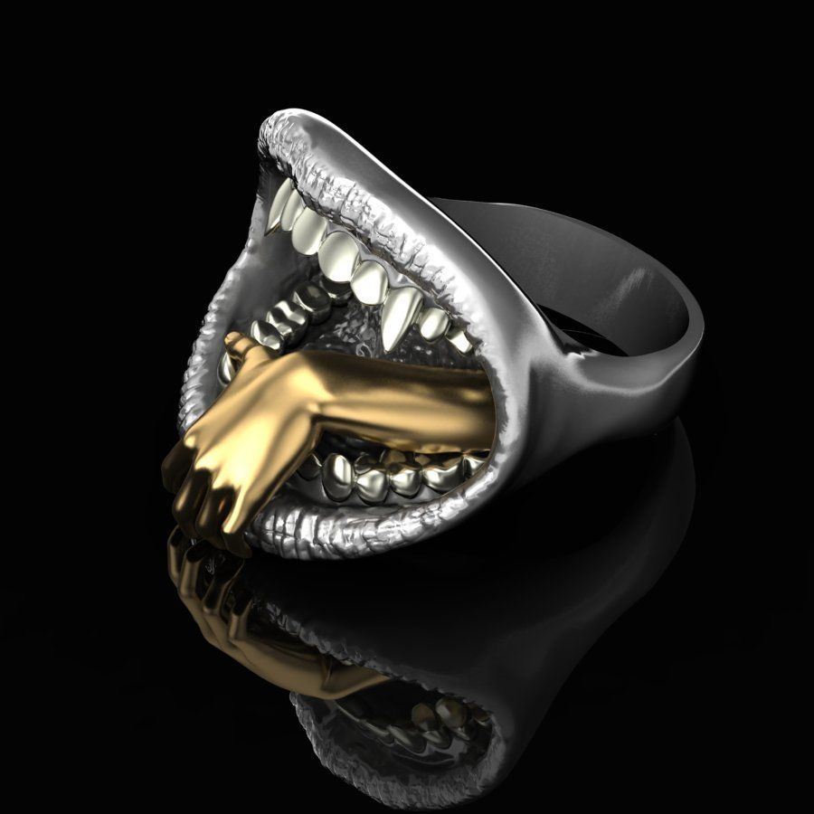 Devourer ring 3D print model_1
