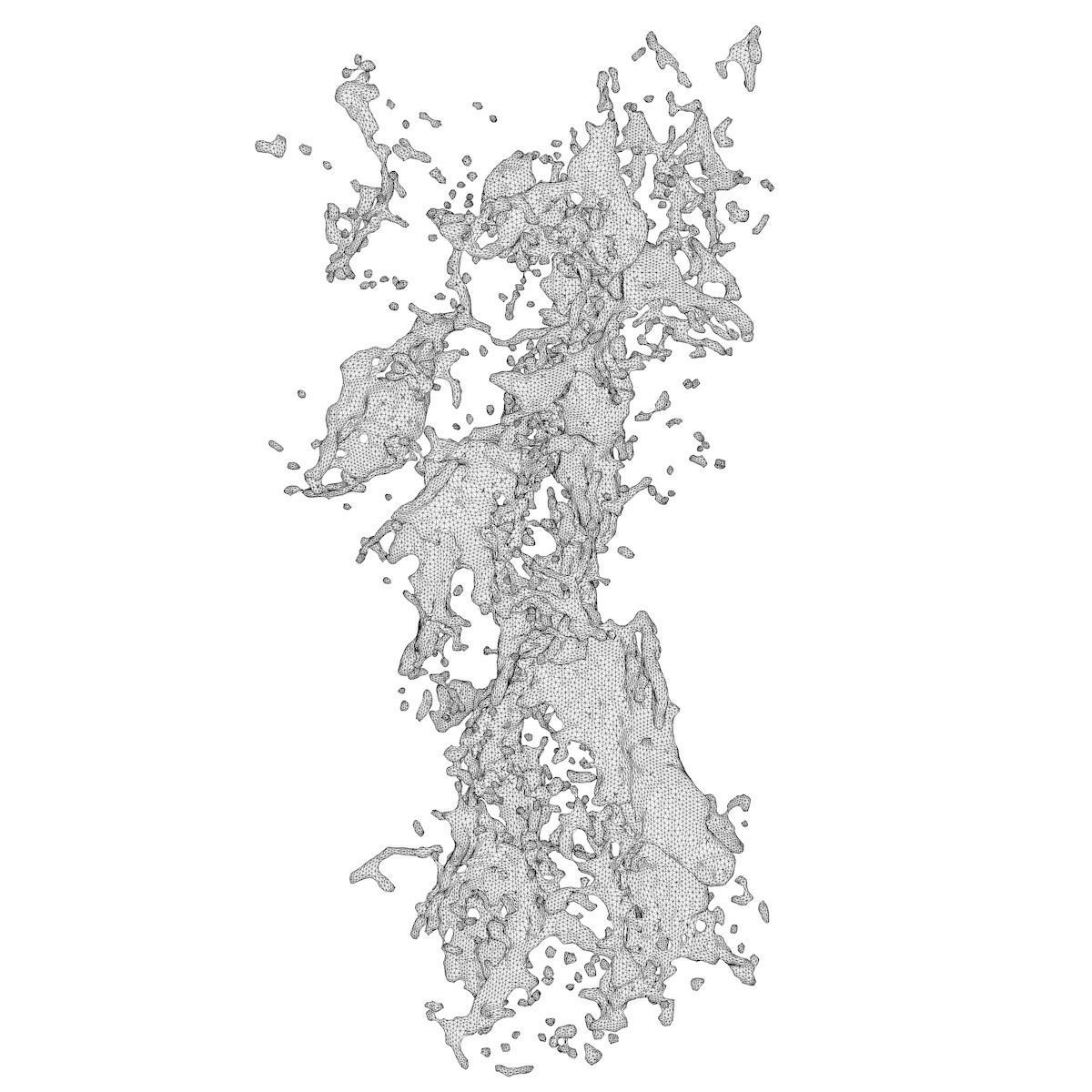 Water Blast Splash 3D model_6