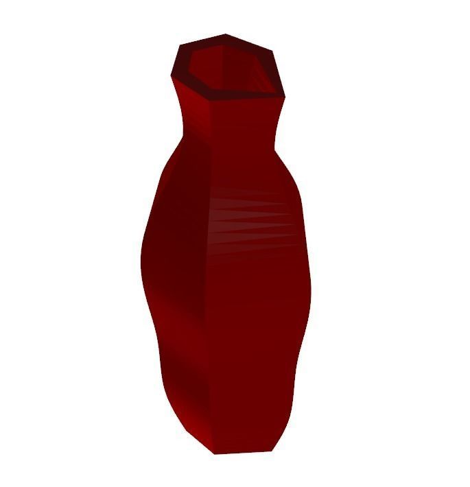 Vase 6-12 3D print model_2