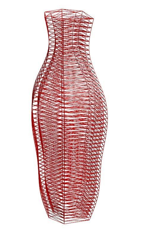 Vase 6-12 3D print model_5