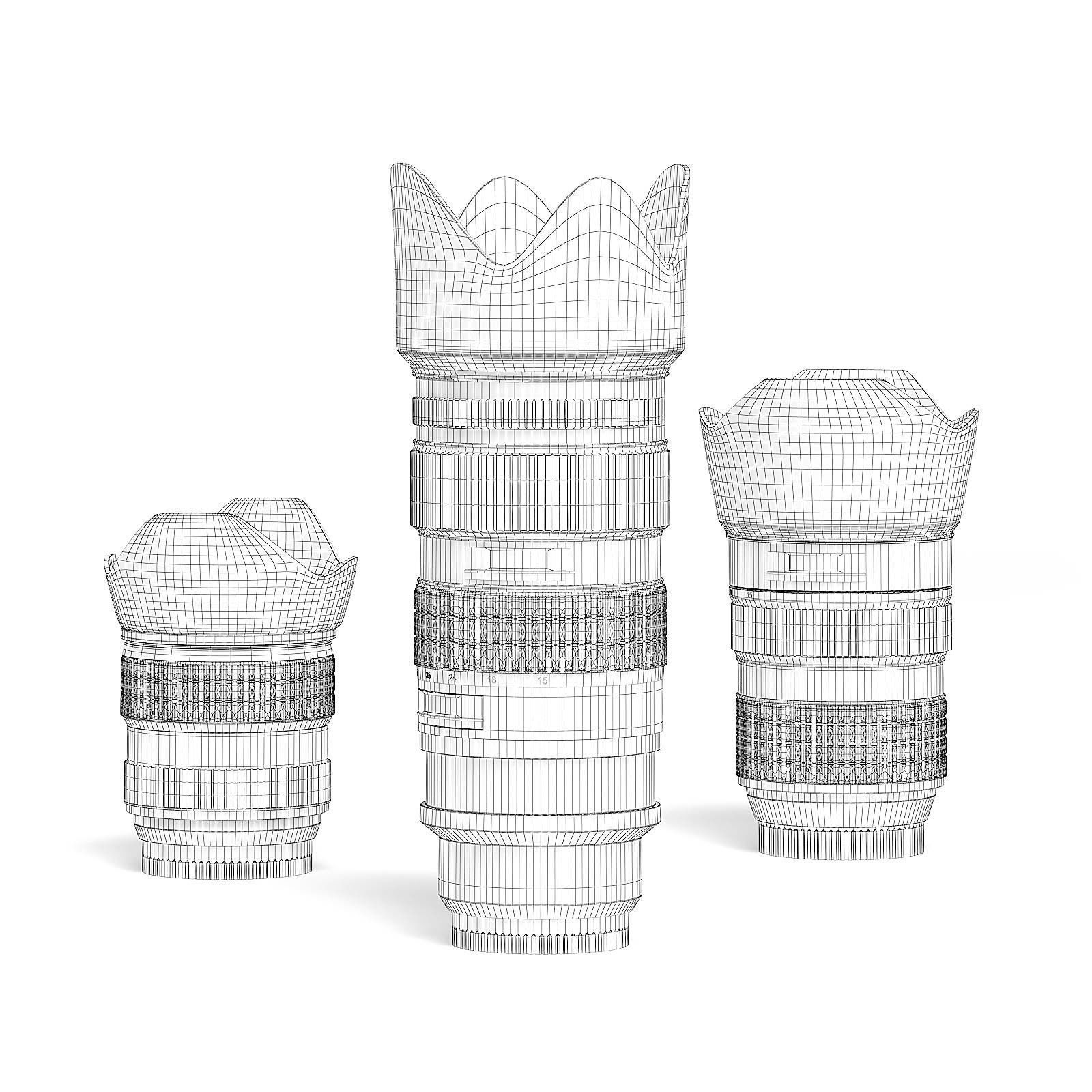 Camera Lenses 3D Model 3D model_1