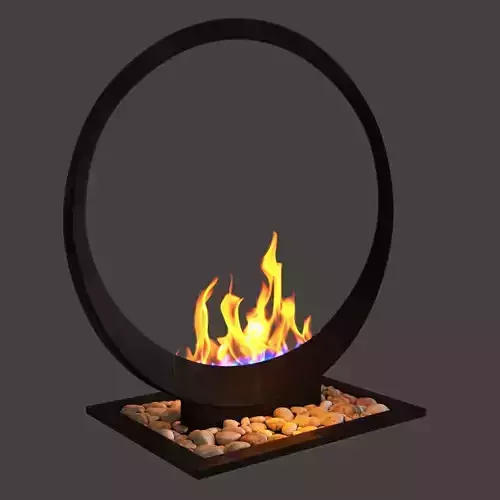 Alcoholic fireplaces 3D model