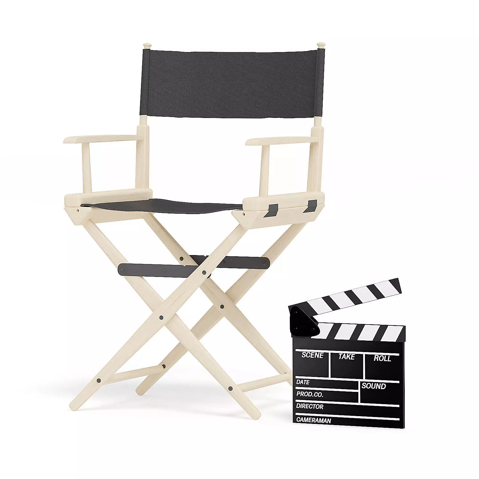 Director Chair 3D Model 3D model