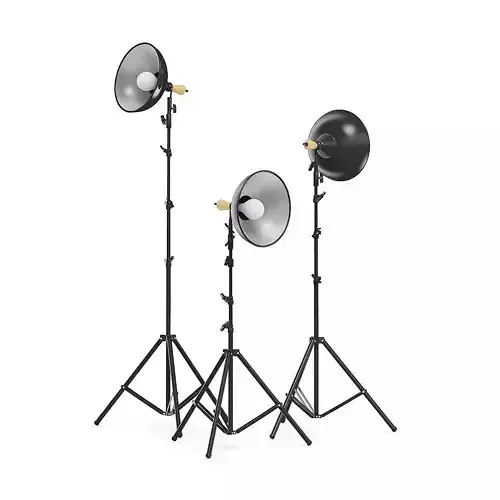 Studio Lights 3D Model 3D model