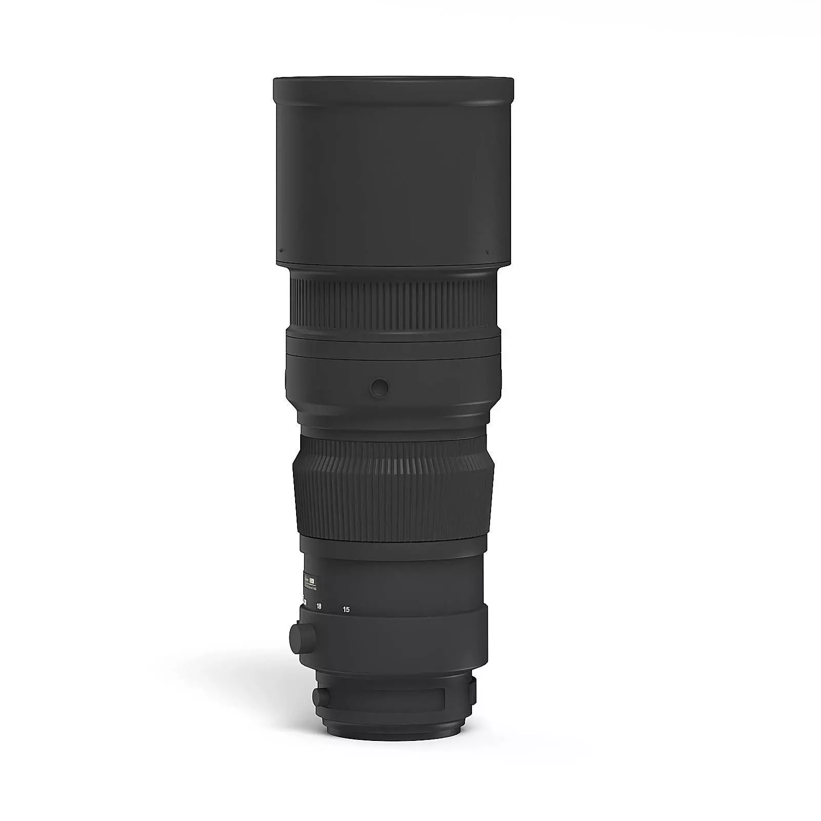 Telephoto Lens 3D Model 3D model