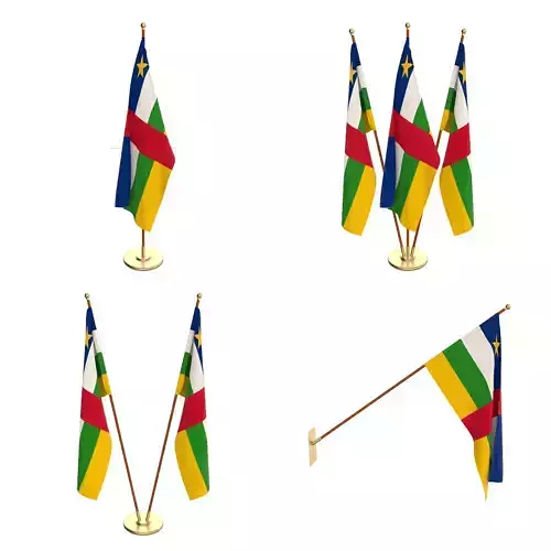 Central African Republic Flag Pack