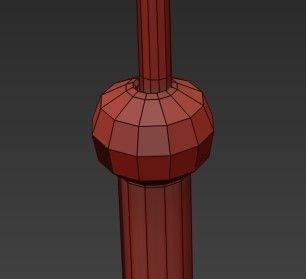 Golden ball 3D model_3