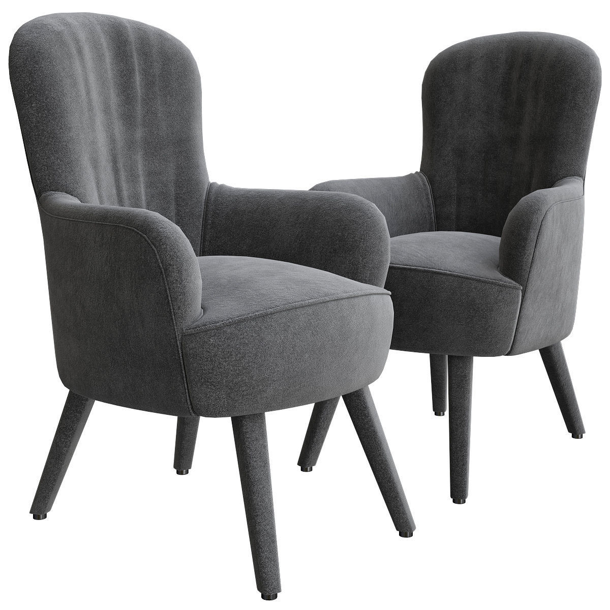 Chair Collection 14 pieces 3d model 3D model_6