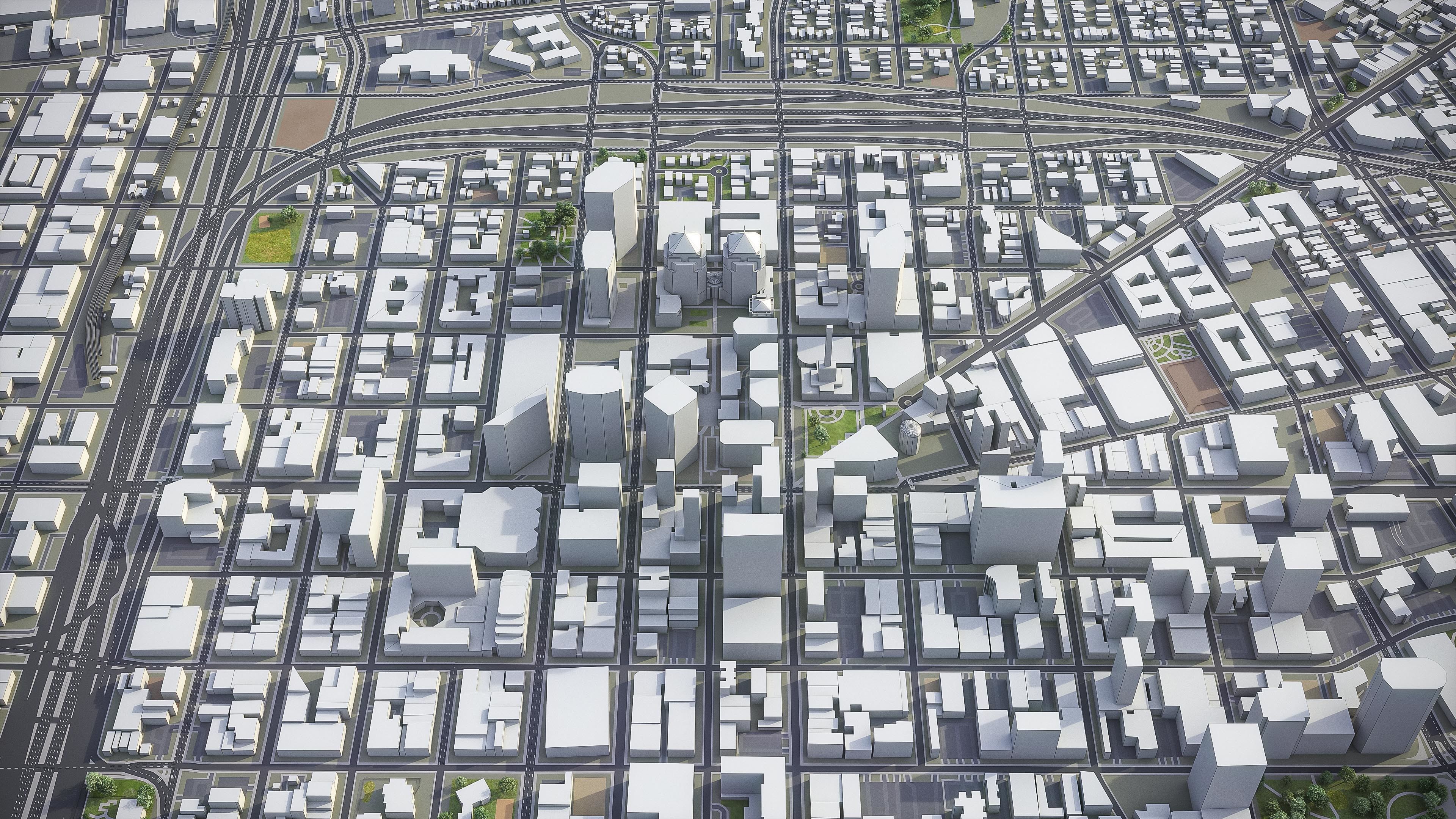 Oakland  Low-poly 3D model_14