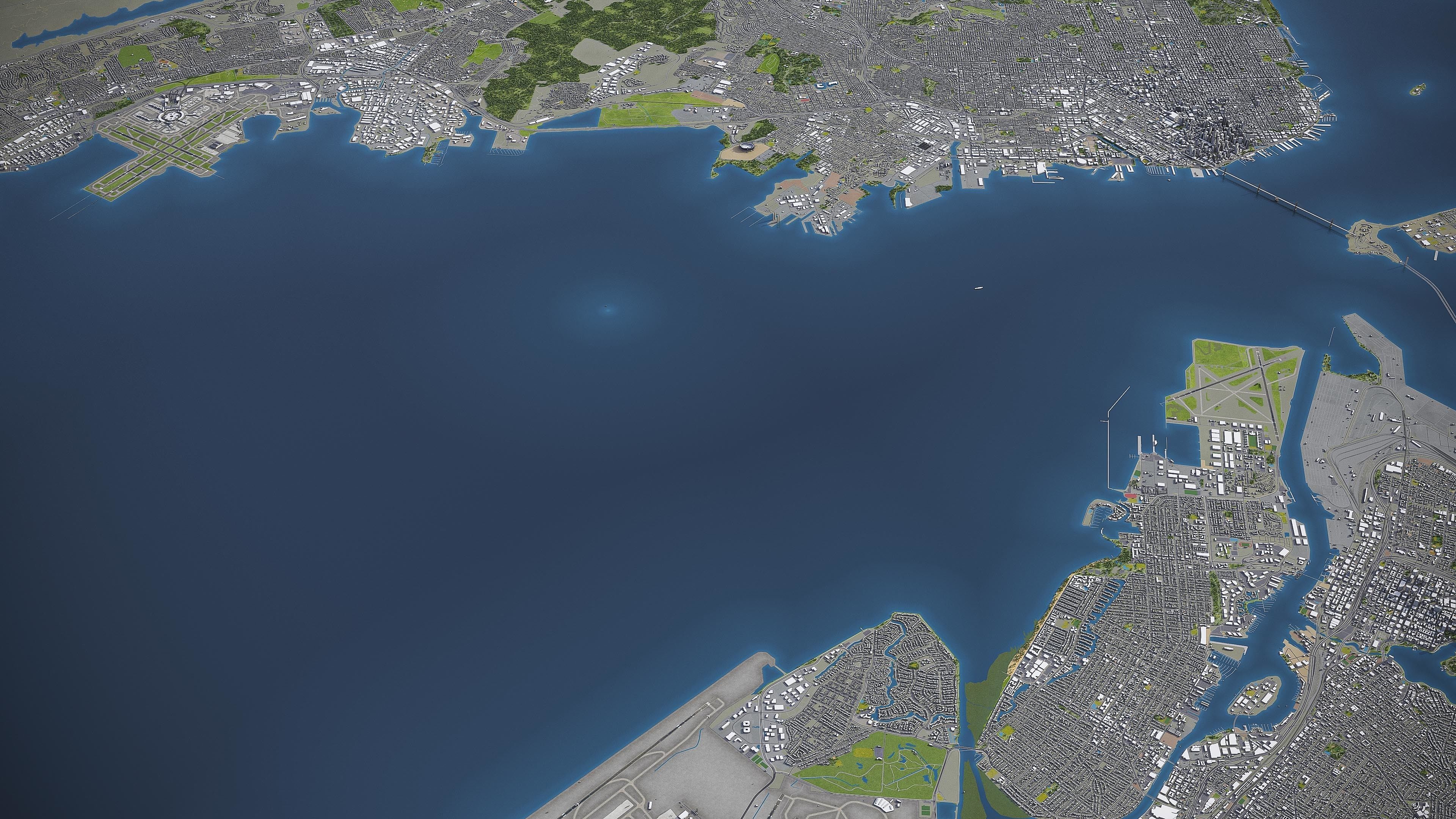 Oakland  Low-poly 3D model_11